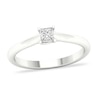 Thumbnail Image 1 of Diamond Solitaire Ring 1/4 ct tw Princess-cut Platinum (SI2/I)