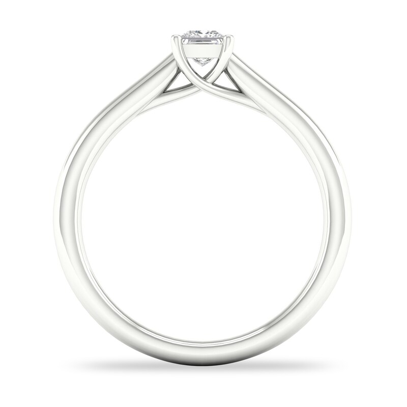 Main Image 3 of Diamond Solitaire Ring 1/4 ct tw Princess-cut Platinum (SI2/I)