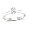 Thumbnail Image 0 of Diamond Solitaire Ring 1/2 ct tw Oval-cut 14K White Gold (SI2/I)