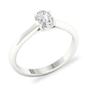 Thumbnail Image 3 of Diamond Solitaire Ring 1/2 ct tw Oval-cut 14K White Gold (SI2/I)