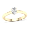 Thumbnail Image 0 of Diamond Solitaire Ring 1/2 ct tw Oval-cut 14K Yellow Gold (SI2/I)