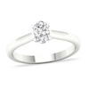 Thumbnail Image 0 of Diamond Solitaire Ring 1/2 ct tw Oval-cut Platinum (SI2/I)