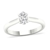 Thumbnail Image 1 of Diamond Solitaire Ring 1/2 ct tw Oval-cut Platinum (SI2/I)