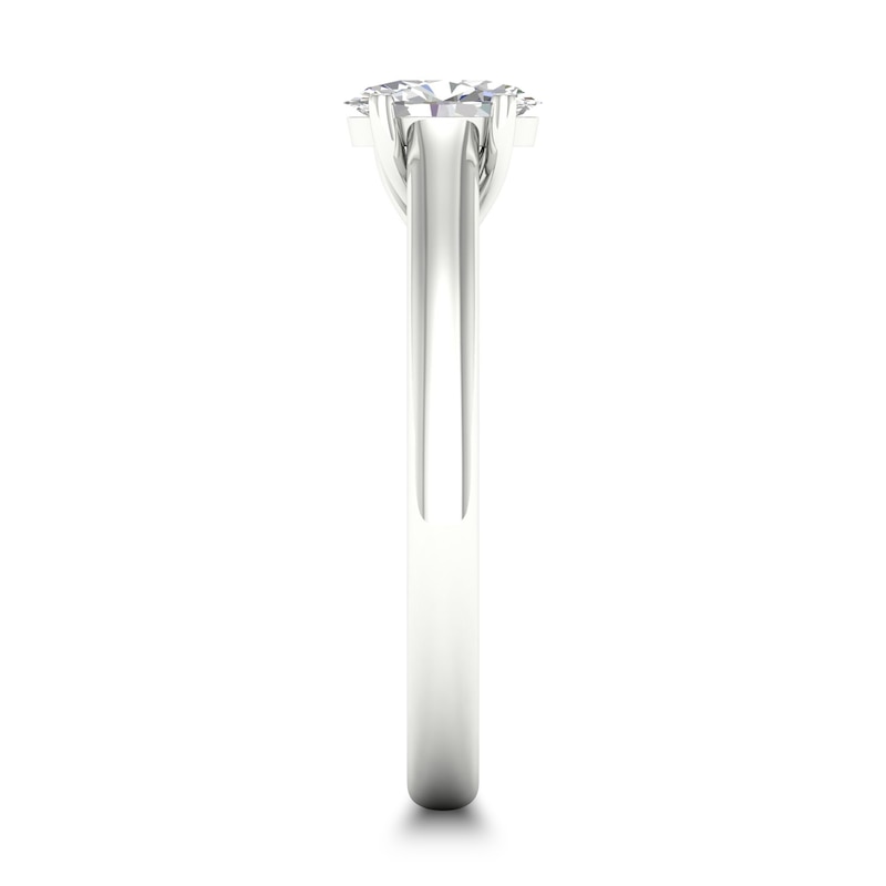 Diamond Solitaire Ring 1/2 ct tw Oval-cut Platinum (SI2/I)