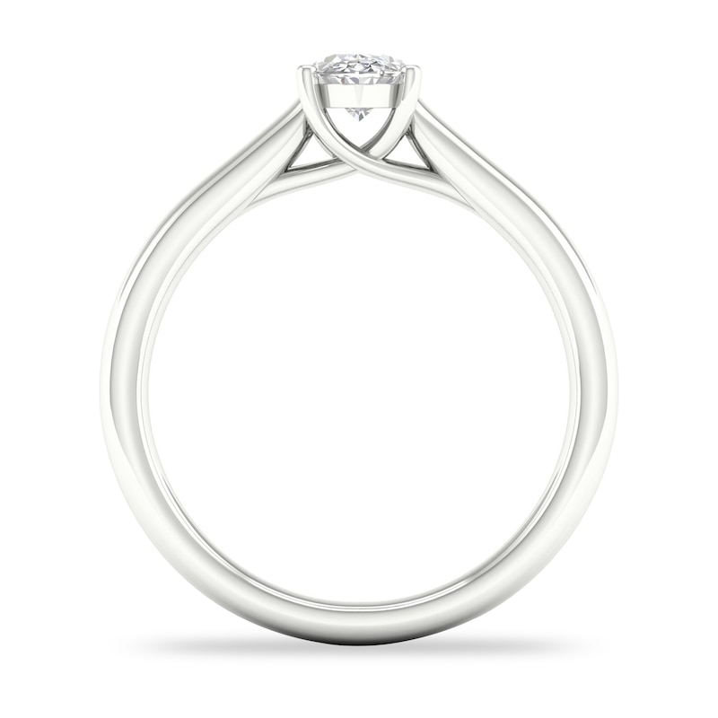 Diamond Solitaire Ring 1/2 ct tw Oval-cut Platinum (SI2/I)