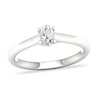 Thumbnail Image 0 of Diamond Solitaire Ring 1/3 ct tw Oval-cut 14K White Gold (SI2/I)