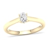 Thumbnail Image 0 of Diamond Solitaire Ring 1/3 ct tw Oval-cut 14K Yellow Gold (SI2/I)