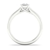 Thumbnail Image 3 of Diamond Solitaire Ring 1/2 ct tw Princess-cut 14K White Gold (SI2/I)