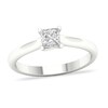 Thumbnail Image 1 of Diamond Solitaire Ring 1/2 ct tw Princess-cut Platinum (SI2/I)