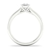 Thumbnail Image 2 of Diamond Solitaire Ring 1/2 ct tw Princess-cut Platinum (SI2/I)