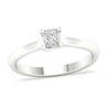 Thumbnail Image 0 of Diamond Solitaire Ring 1/3 ct tw Princess-cut 14K White Gold (SI2/I)