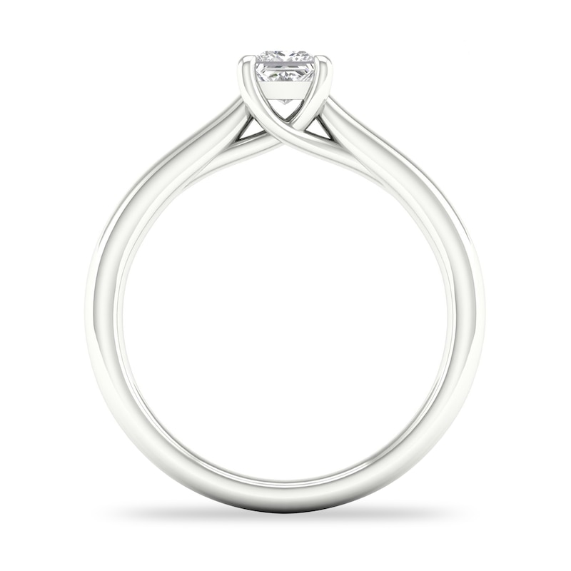 Diamond Solitaire Ring 1/3 ct tw Princess-cut 14K White Gold (SI2/I)
