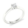 Thumbnail Image 4 of Diamond Solitaire Ring 1/3 ct tw Princess-cut 14K White Gold (SI2/I)