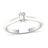 Thumbnail Image 0 of Diamond Solitaire Ring 1/3 ct tw Emerald-cut 14K White Gold (SI2/I)