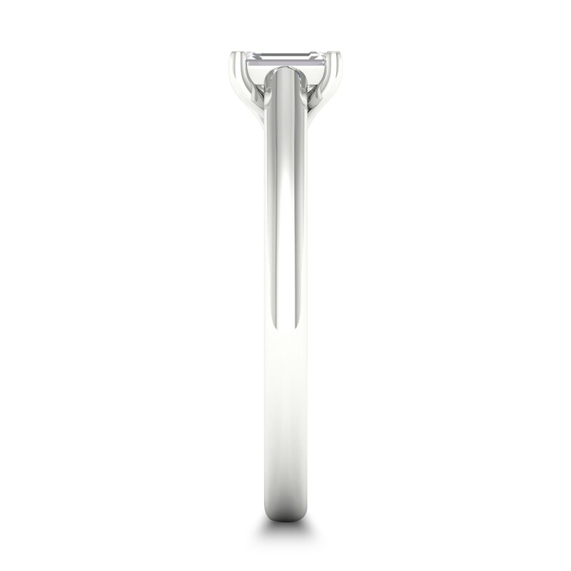 Diamond Solitaire Ring 1/3 ct tw Emerald-cut 14K White Gold (SI2/I)