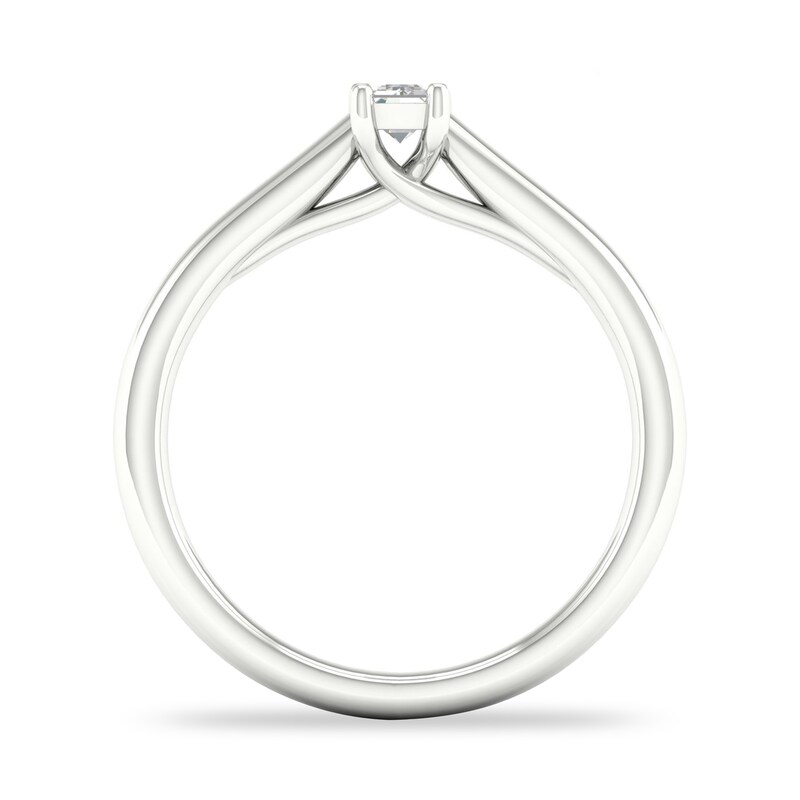 Diamond Solitaire Ring 1/3 ct tw Emerald-cut 14K White Gold (SI2/I)