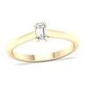 Thumbnail Image 0 of Diamond Solitaire Ring 1/3 ct tw Emerald-cut 14K Yellow Gold (SI2/I)