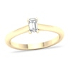 Thumbnail Image 1 of Diamond Solitaire Ring 1/3 ct tw Emerald-cut 14K Yellow Gold (SI2/I)