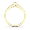 Thumbnail Image 3 of Diamond Solitaire Ring 1/3 ct tw Emerald-cut 14K Yellow Gold (SI2/I)