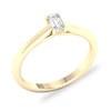 Thumbnail Image 4 of Diamond Solitaire Ring 1/3 ct tw Emerald-cut 14K Yellow Gold (SI2/I)