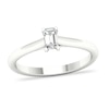 Thumbnail Image 0 of Diamond Solitaire Ring 1/3 ct tw Emerald-cut Platinum (SI2/I)