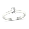 Thumbnail Image 1 of Diamond Solitaire Ring 1/3 ct tw Emerald-cut Platinum (SI2/I)