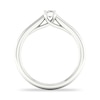 Thumbnail Image 3 of Diamond Solitaire Ring 1/3 ct tw Emerald-cut Platinum (SI2/I)