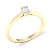 Thumbnail Image 3 of Diamond Solitaire Ring 1/4 ct tw Emerald-cut 14K Yellow Gold (SI2/I)