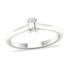Thumbnail Image 0 of Diamond Solitaire Ring 1/4 ct tw Emerald-cut Platinum (SI2/I)