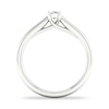 Thumbnail Image 3 of Diamond Solitaire Ring 1/4 ct tw Emerald-cut Platinum (SI2/I)
