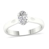 Thumbnail Image 0 of Diamond Solitaire Ring 3/4 ct tw Oval-cut Platinum (SI2/I)