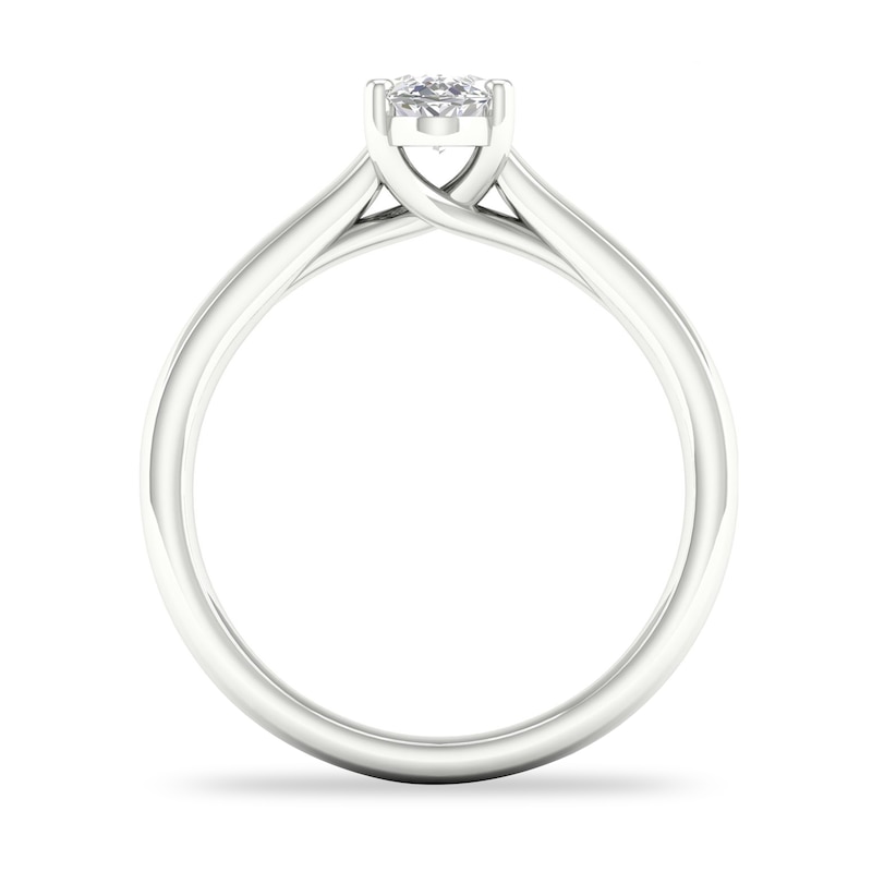 Diamond Solitaire Ring 3/4 ct tw Oval-cut Platinum (SI2/I)