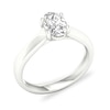 Thumbnail Image 3 of Diamond Solitaire Ring 1 ct tw Oval-cut 14K White Gold (SI2/I)