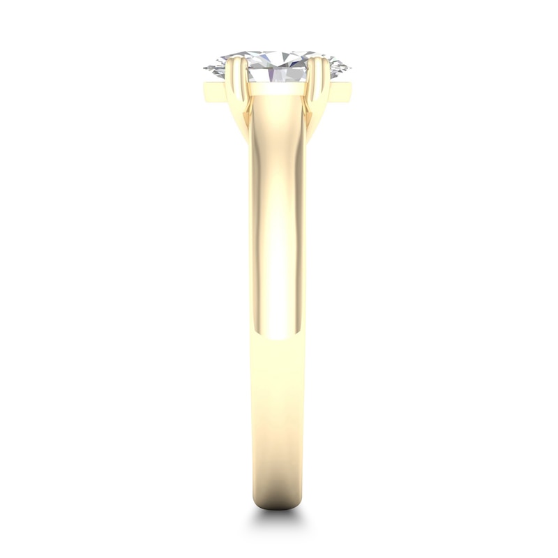 Diamond Solitaire Ring 1 ct tw Oval-cut 14K Yellow Gold (SI2/I)