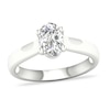 Thumbnail Image 0 of Diamond Solitaire Ring 1 ct tw Oval-cut Platinum (SI2/I)