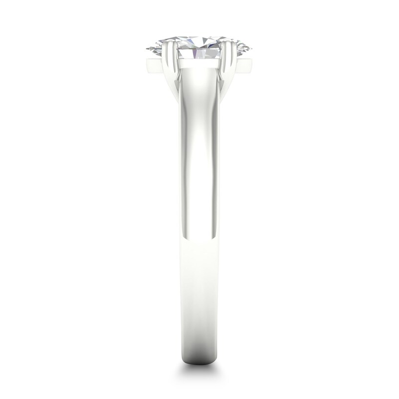 Main Image 2 of Diamond Solitaire Ring 1 ct tw Oval-cut Platinum (SI2/I)