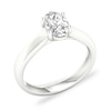 Thumbnail Image 3 of Diamond Solitaire Ring 1 ct tw Oval-cut Platinum (SI2/I)
