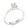 Thumbnail Image 3 of Diamond Solitaire Ring 3/4 ct tw Emerald-cut Platinum (SI2/I)