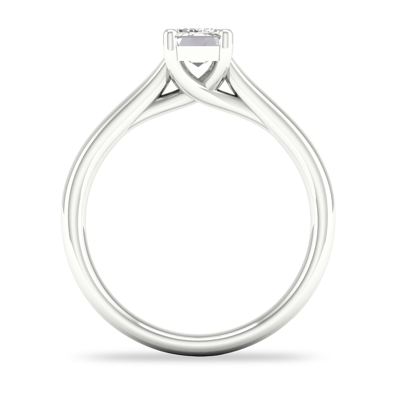 Diamond Solitaire Ring 1 ct tw Emerald-cut 14K White Gold (SI2/I)