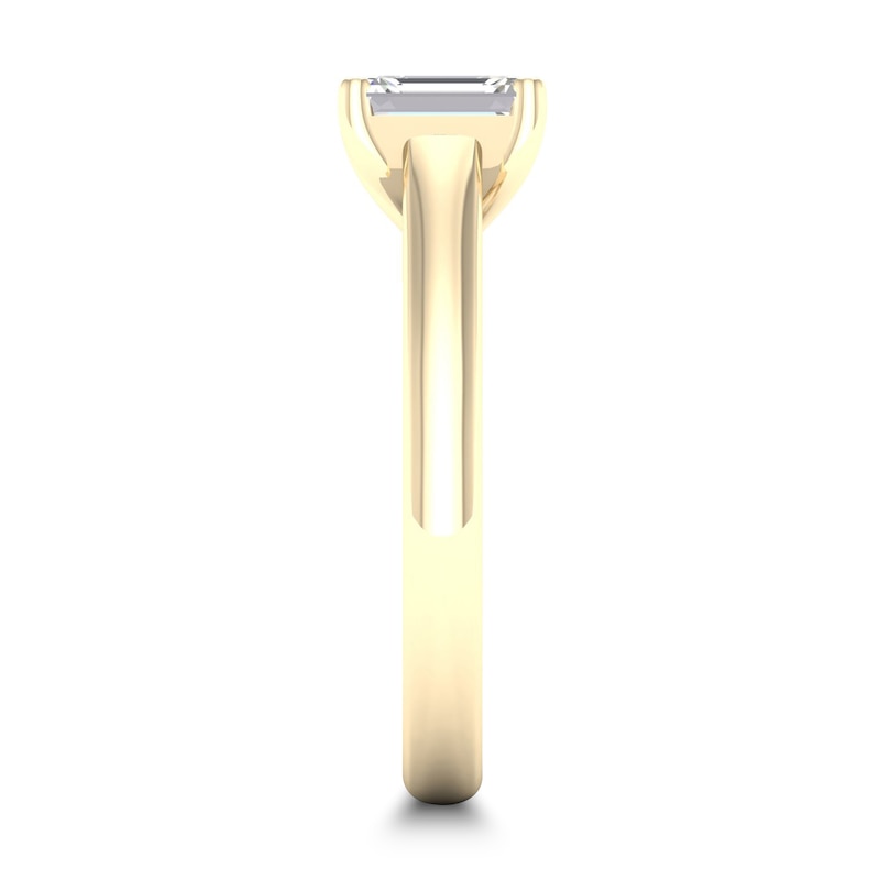 Diamond Solitaire Ring 1 ct tw Emerald-cut 14K Yellow Gold (SI2/I)