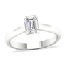 Thumbnail Image 0 of Diamond Solitaire Ring 1 ct tw Emerald-cut Platinum (SI2/I)