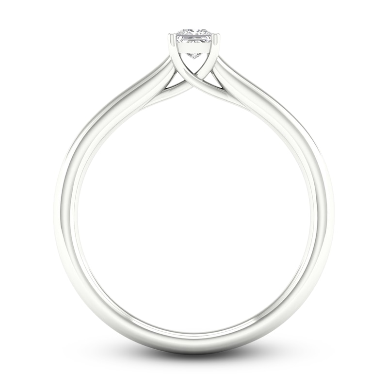 Main Image 3 of Diamond Solitaire Ring 1/6 ct tw Princess-cut 14K White Gold (SI2/I)