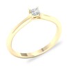 Thumbnail Image 4 of Diamond Solitaire Ring 1/6 ct tw Princess-cut 14K Yellow Gold (SI2/I)