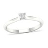 Thumbnail Image 1 of Diamond Solitaire Ring 1/6 ct tw Princess-cut Platinum (SI2/I)