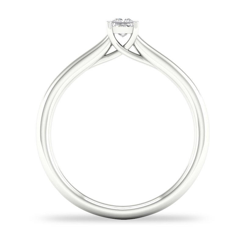 Diamond Solitaire Ring 1/6 ct tw Princess-cut Platinum (SI2/I)