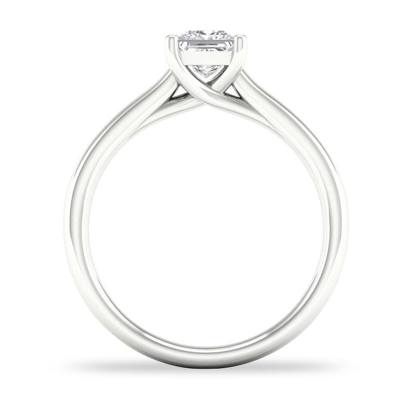 Main Image 3 of Diamond Solitaire Ring 3/4 ct tw Princess-cut 14K White Gold (SI2/I)