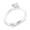 Thumbnail Image 4 of Diamond Solitaire Ring 3/4 ct tw Princess-cut 14K White Gold (SI2/I)