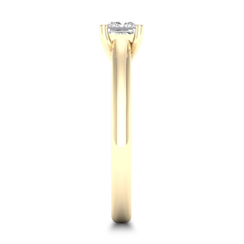 Diamond Solitaire Ring 3/4 ct tw Princess-cut 14K Yellow Gold (SI2/I)