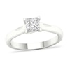 Thumbnail Image 1 of Diamond Solitaire Ring 1 ct tw Princess-cut 14K White Gold (SI2/I)