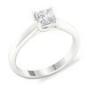 Thumbnail Image 3 of Diamond Solitaire Ring 1 ct tw Princess-cut 14K White Gold (SI2/I)